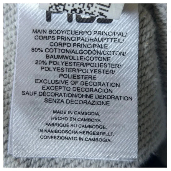 FILA Men's French Terry Crew Neck Sweatshirt Size XXL - Picture 6 of 8